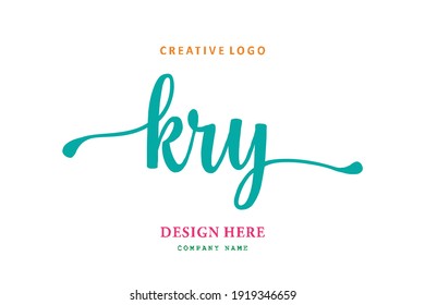 El logotipo de las letras de KRY es sencillo, fácil de entender y autoritario