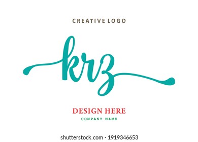 KRZ lettering logo is simple, easy to understand and authoritative