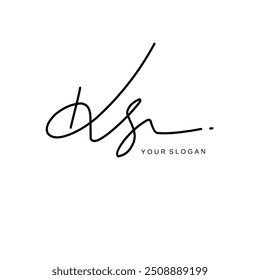 Diseño de Vector con el logotipo de Ks Initial
