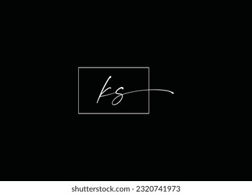 KS letter logo creative design and company logo