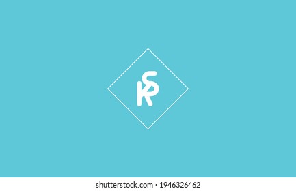 KS Letter Logo Design With Simple style