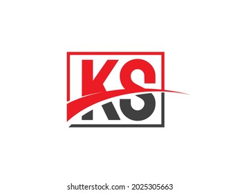 KS Letter Logo Design template