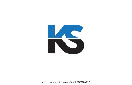 ks logo design, KS Letter Initial Logo Design Template Vector Illustration, KS modern logo	