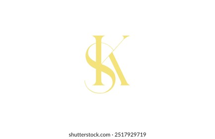ks logo design, KS Letter Initial Logo Design Template Vector Illustration, KS modern logo	