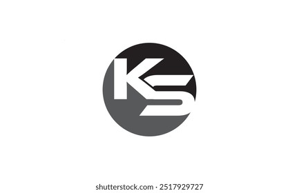 ks logo design, KS Letter Initial Logo Design Template Vector Illustration, KS modern logo	