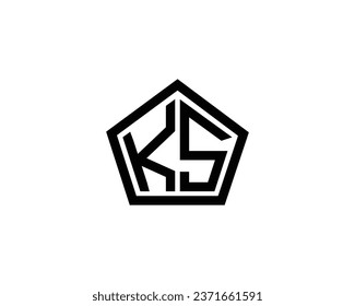 KS logo design vector template