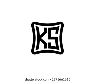KS logo design vector template