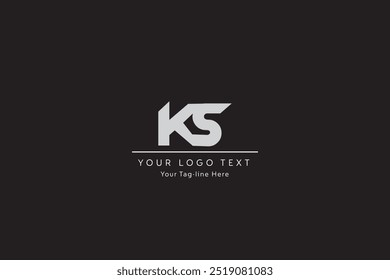 KS monogram logo ,KS letter ,Clothing brand logo, Luxury Minimalist Logo
