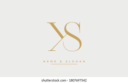 KS, SK, K, S Letters Abstract Logo Monogram