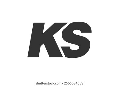 KS Techno Editable Font Logo For Corporate Branding. Bold, Futuristic Design With Unique Typographic Ideas. Minimal Custom Type And Dynamic Letter Variations For Promotion, Printing, And Book Titles