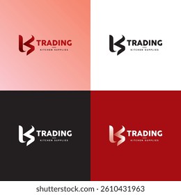 KS TRADING kitchen supply logo design