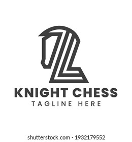 the Ksatria Chess logo with the letter L, is very suitable for brand logos with the initials L or other names.