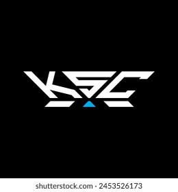 KSC letter logo vector design, KSC simple and modern logo. KSC luxurious alphabet design  