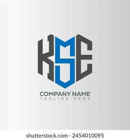 KSE letter logo abstract design. KSE unique design. KSE.
