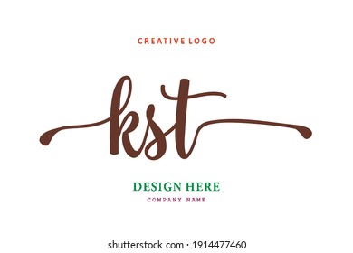 El logotipo de las letras de KST es sencillo, fácil de entender y autorizado