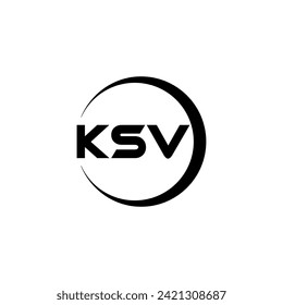 KSV Letter Logo Design, Inspiration for a Unique Identity. Modern Elegance and Creative Design. Watermark Your Success with the Striking this Logo.