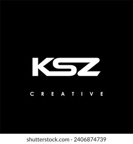 KSZ Letter Initial Logo Design Template Vector Illustration