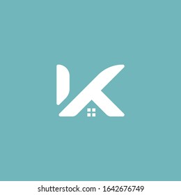 KT House logo icon vector illustration