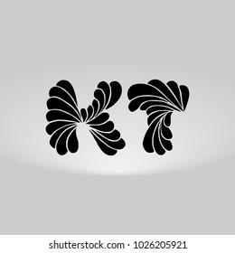 KT Logo, Decorative, Romantic