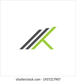 KT logo design vector sign