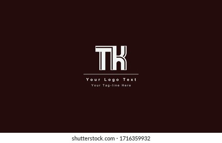 KT or TK letter logo. Unique attractive creative modern initial KT TK K T initial based letter icon logo