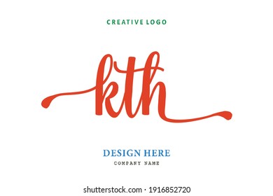 KTH lettering logo is simple, easy to understand and authoritative