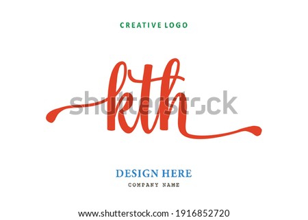 KTH lettering logo is simple, easy to understand and authoritative