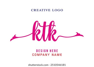 KTK  lettering logo is simple, easy to understand and authoritative