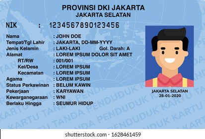 KTP Indonesia  ID Card Ektp indonesia