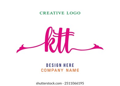 KTT Lettering logo is simple, easy to understand and authoritative