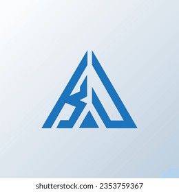 KU letter logo creative design. KU unique design.
