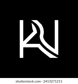 KU Brief Logo, Vektordesign, KU einfaches und modernes Logo. KU luxuriöses Alphabet-Design  
