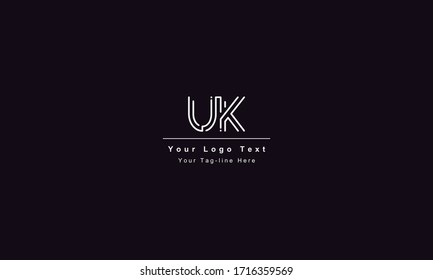 KU or UK letter logo. Unique attractive creative modern initial KU UK K U initial based letter icon logo