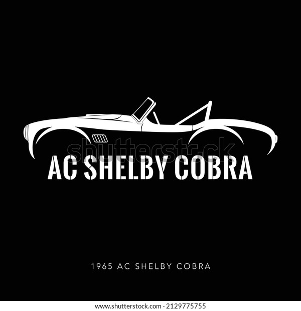 Kuala Lumpur, Malaysia - February 27 2022: 1965 AC\
Shelby Cobra. Iconic Sports Car Graphic. For cards, posters, wall\
arts and apparel print. Editable and scalable vector illustration\
EPS 10.