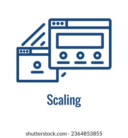 Kubernetes Development and Environment Icon Showing Benefit