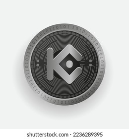  KuCoin Token KCS cryptocurrency Silver coin