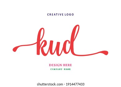 El logotipo de las letras de KUD es sencillo, fácil de entender y autoritario