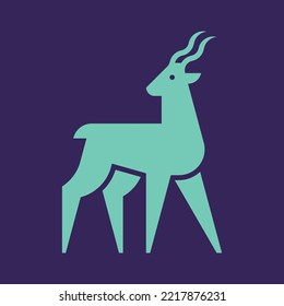 Kudu Logo. Icon design. Template elements
