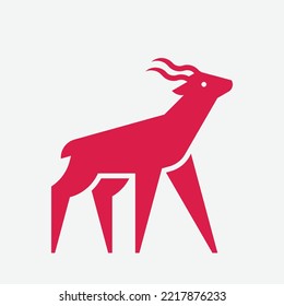 Kudu Logo. Icon design. Template elements
