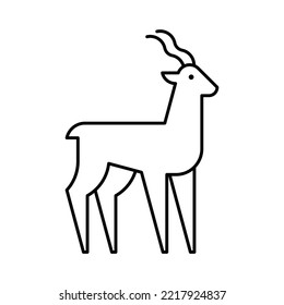 Kudu Logo. Icon design. Template elements