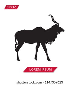 kudu vector icon symbol