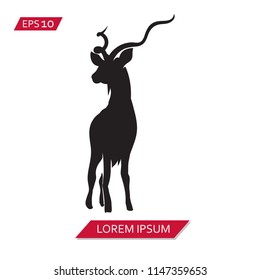 kudu vector icon symbol