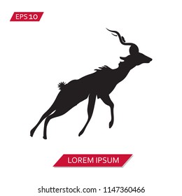 kudu vector icon symbol