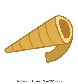 Kue clorot vector icon illustration, gambar kue celorot clip art, cerorot or jerurut clipart, traditional snack from indonesia, indonesian traditional food
