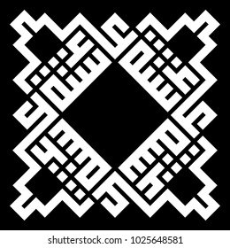 kufi arabic vector logo. calligraphy. svg