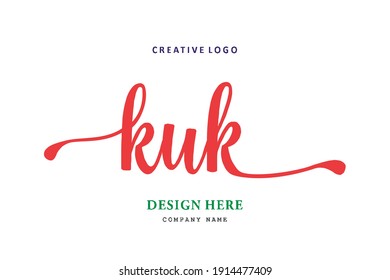 KUK lettering logo is simple, easy to understand and authoritative