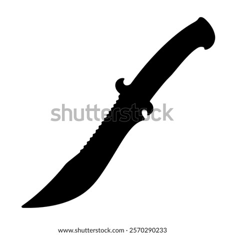 Kukri machete silhouette vector icon sign symbol illustration design.
