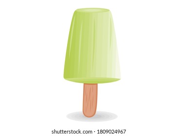 kulfi Indian Sweets or Mithai Food Vector