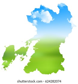 Kumamoto Map landscape icon