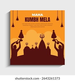 Kumbh Mela Social Media Post Banner Template